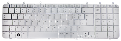 Replacement laptop keyboard HP COMPAQ Pavilion DV7-1000 (SILVER, BIG ENTER)