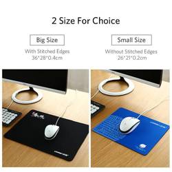 Ugreen Silicone gel mouse pad Large size: 360 x 280 x 4 mm black (LP126 40405)