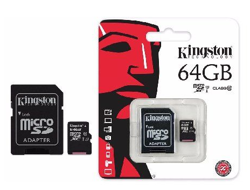 KINGSTON karta pamięci MicroSD 64GB CL10